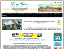 Tablet Screenshot of lazyriverbythesea.com